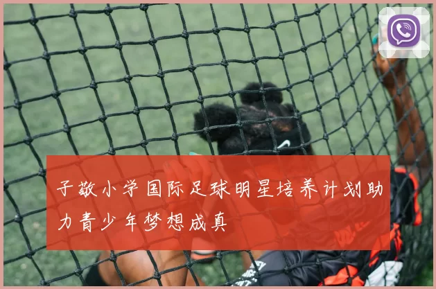 子敬小学国际足球明星培养计划助力青少年梦想成真
